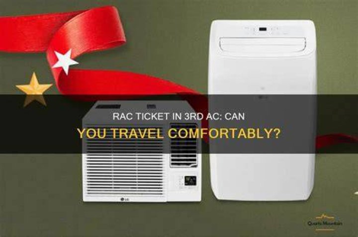 Can we travel in 3rd AC with RAC ticket?