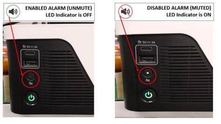 How do I turn off my UPS alarm?