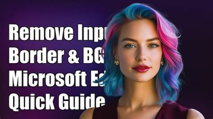 How do you remove input border?