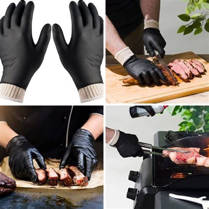 What are the black BBQ gloves?