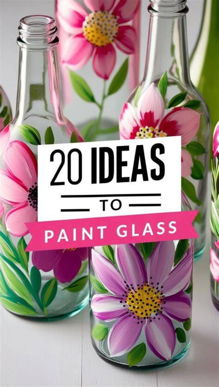 What paint can I use on glass bottles?