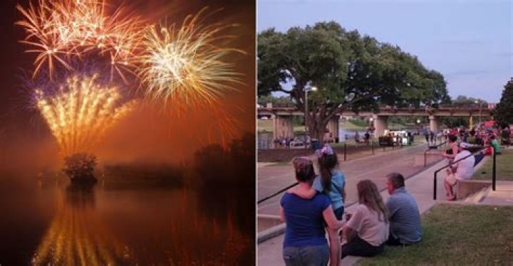 Where can I watch fireworks in Louisiana?