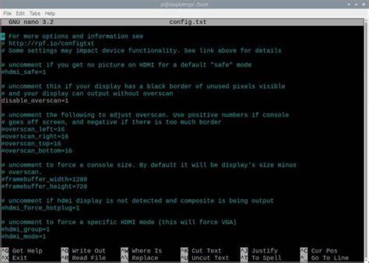 Where is config txt raspberry?